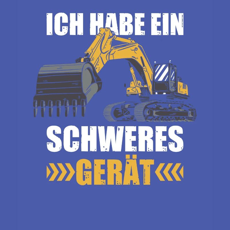 Schweres Gerät Baggerführer Baggerfahrer Bagger