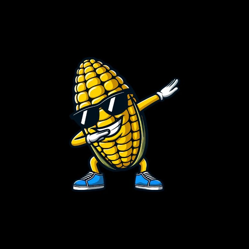 Corn on the cob dabbing corn