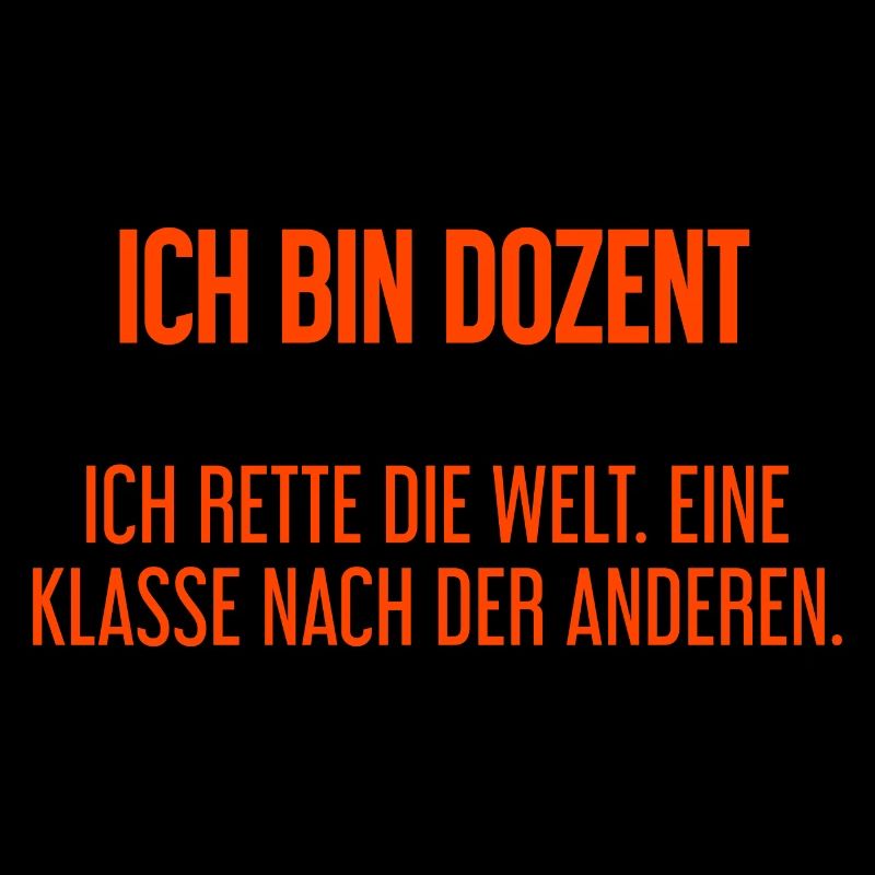 Ich bin Dozent - ich rette die Welt