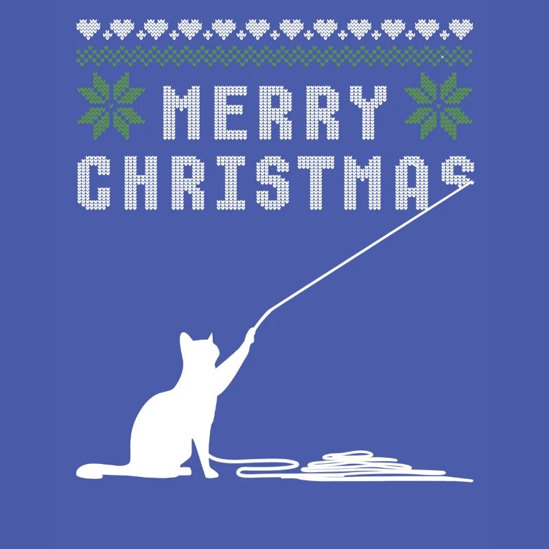 Joyeux noël chat laid pull