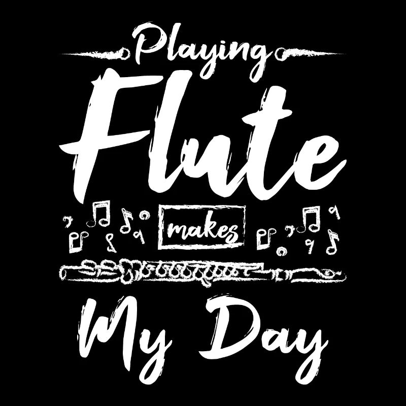 Playing flute makes my day