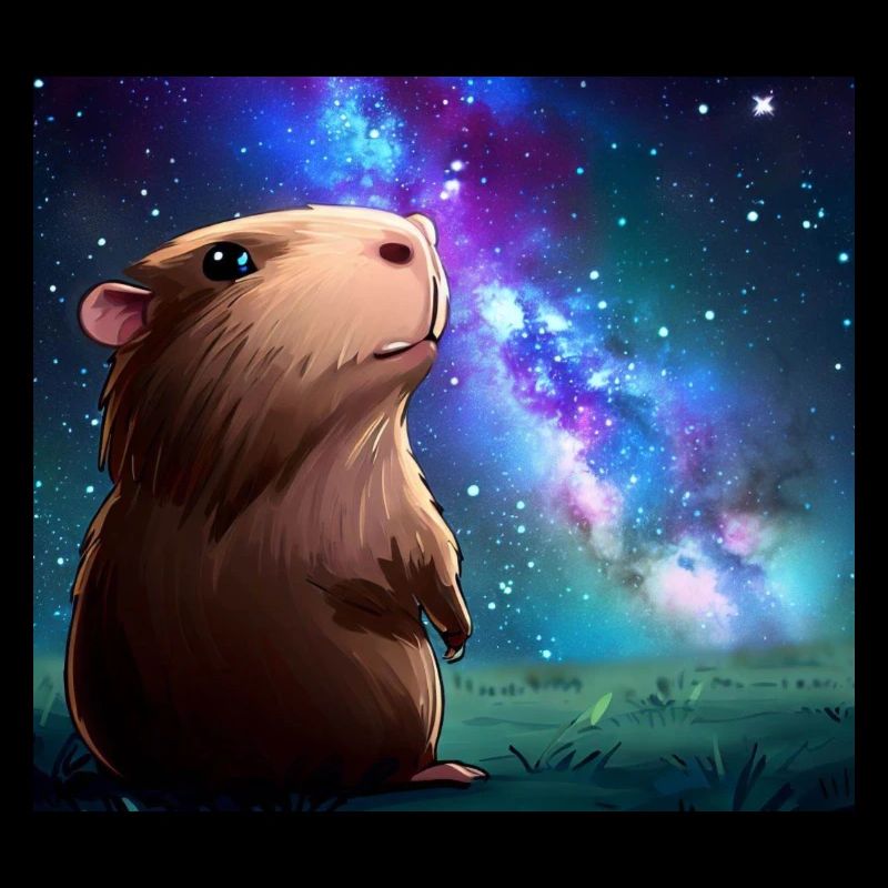 Capybara Spaceman