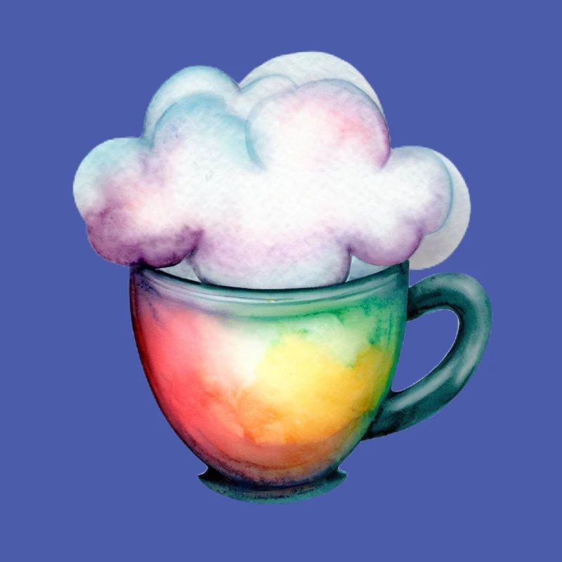 Coffee with a cloud