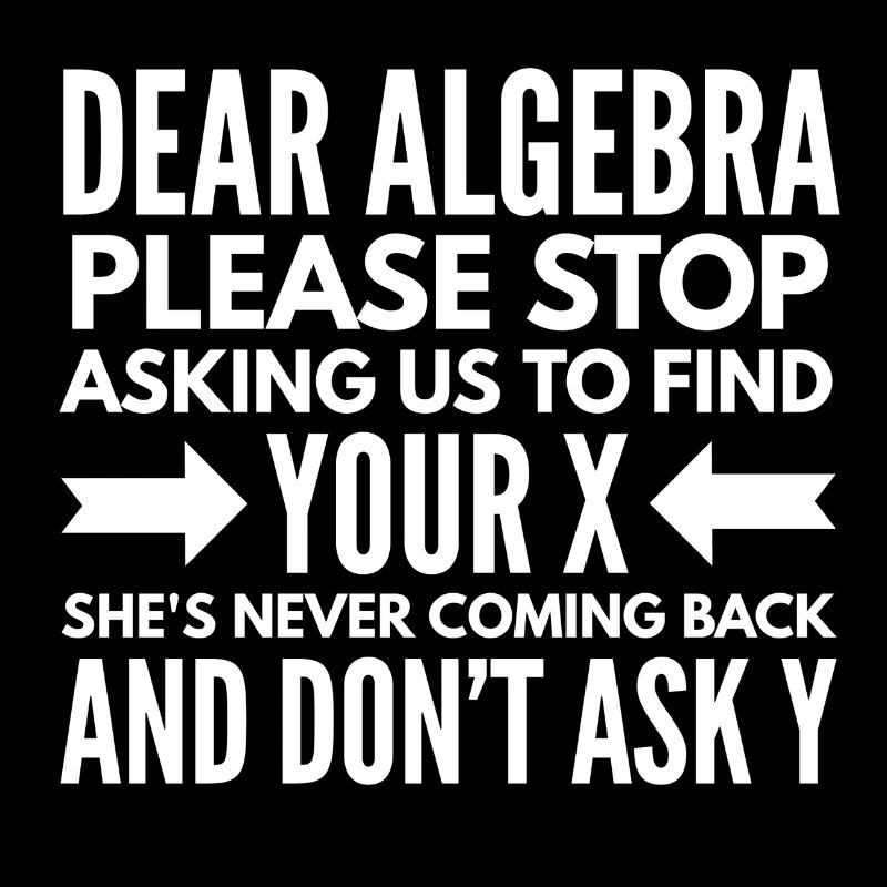 Algebra Math Mathematician Math Gift