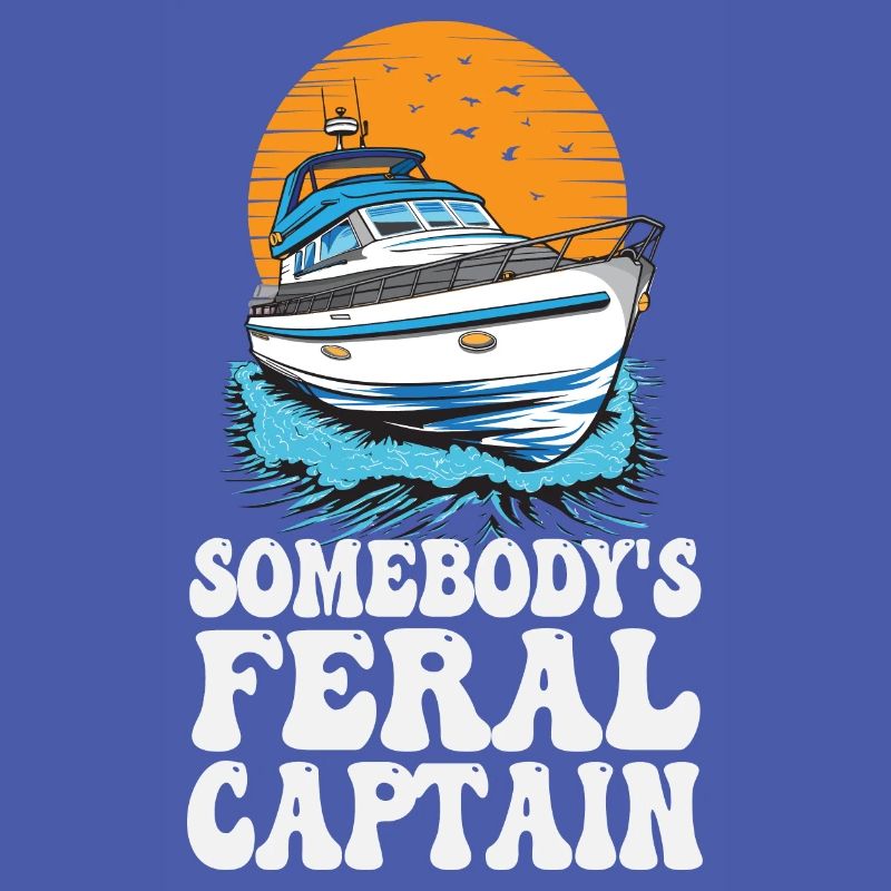 Somebody's Feral Captain Grumpy Pontoon King