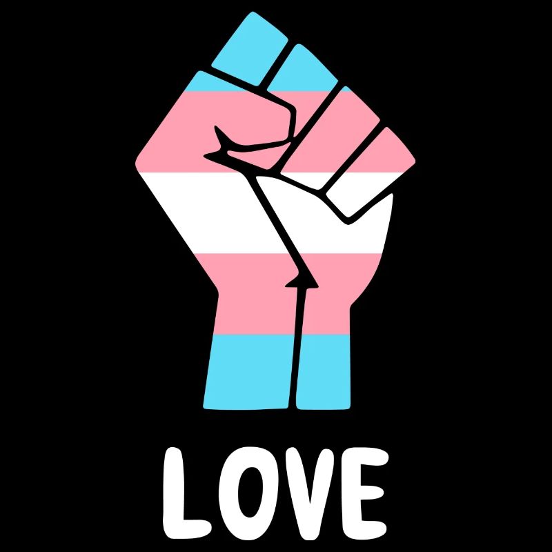 Liebe Trans Pride Faust Design für Equality