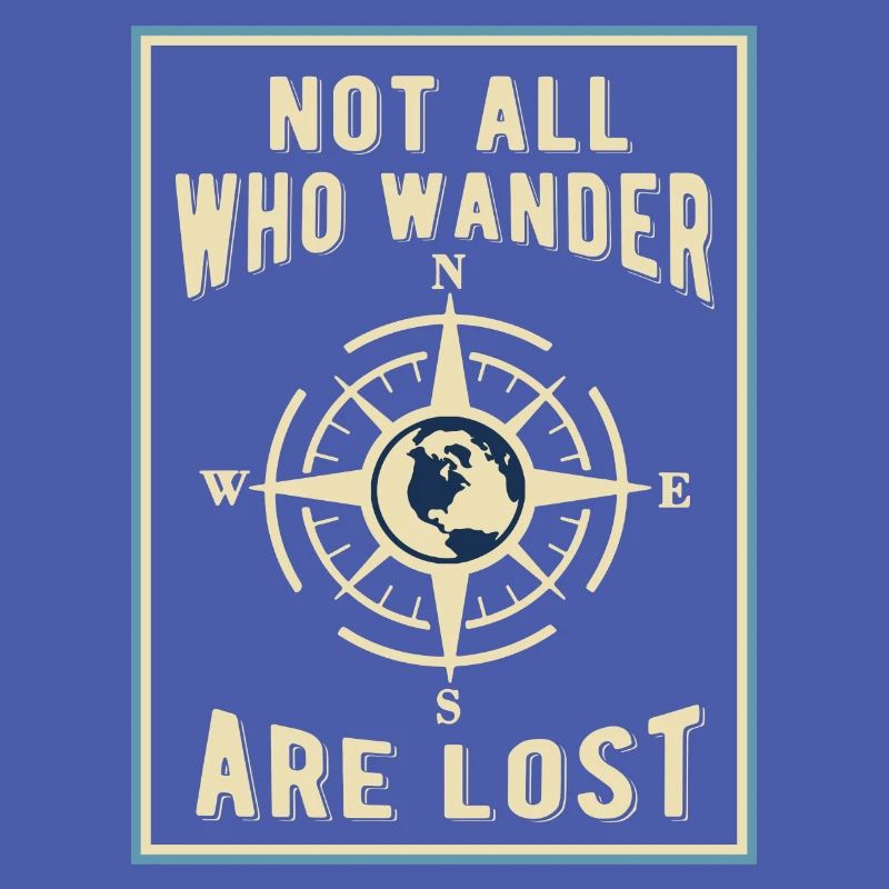 Compass hiking