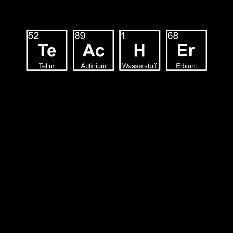 Teacher Lehrer Physik Chemische Elemente