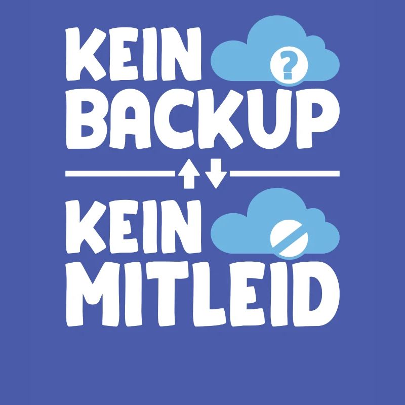 No backup no pity for programmers