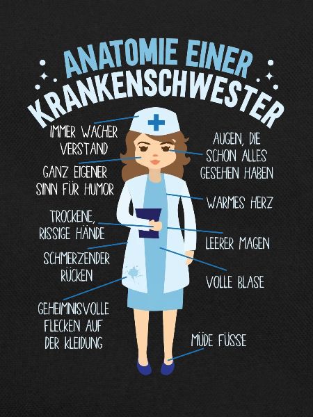 Anatomie einer Krankenschwester