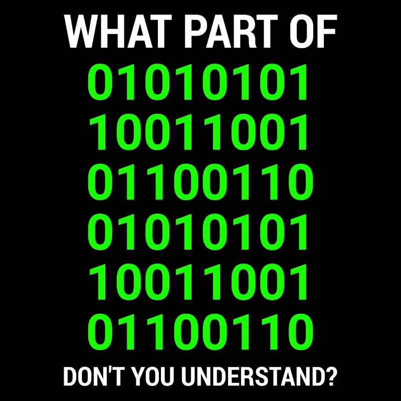 What Part of Dont you understand Programmierer