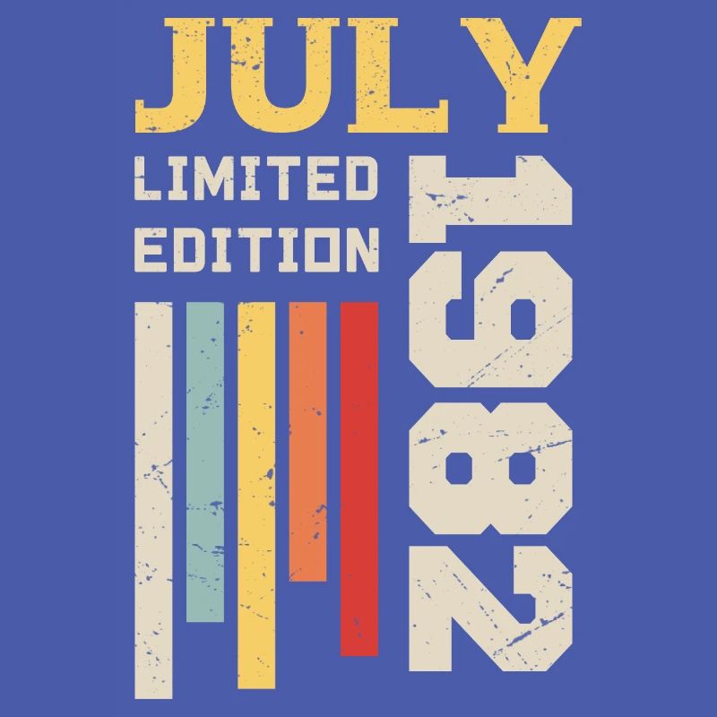 Juli 1982 - Juli 1982 Geburtstagsgeschenk