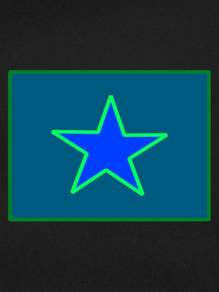 Étoile Vert Bleu
