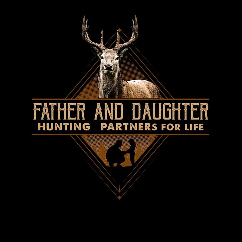Vater-Tochter-Jagd-Partner-Vatertagsgeschenk