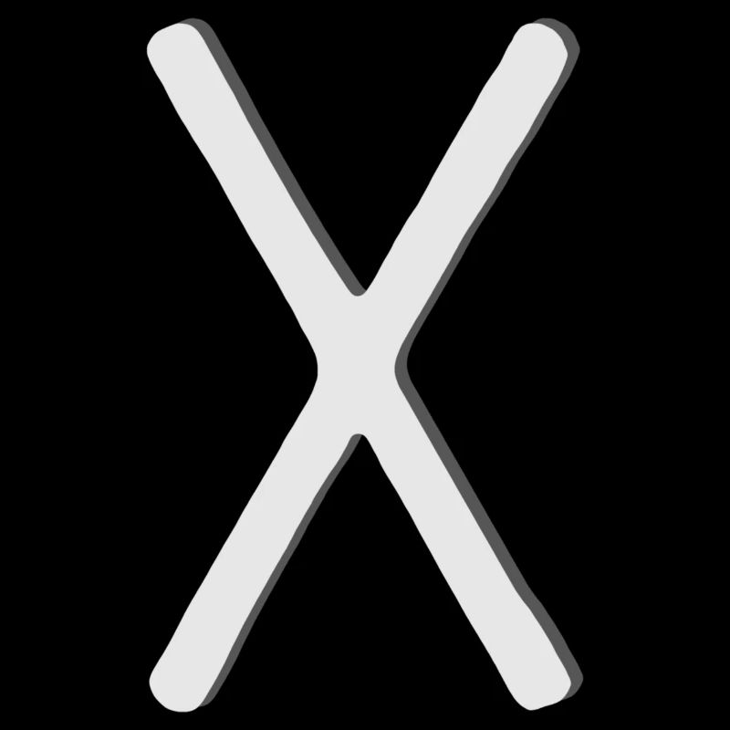 Futhark Runic Alphabet Gebo