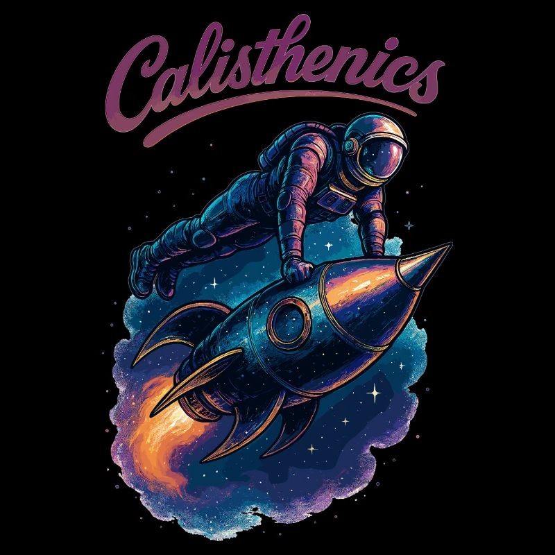 Calisthenics Astronaut Push-ups Rocket Gift
