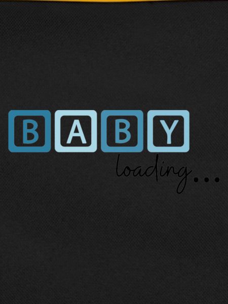 Baby loading…Aufdruck