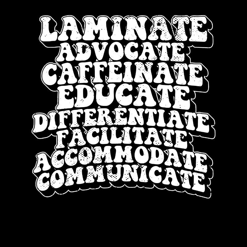 SPED Teacher Laminate Collaborate Autisme