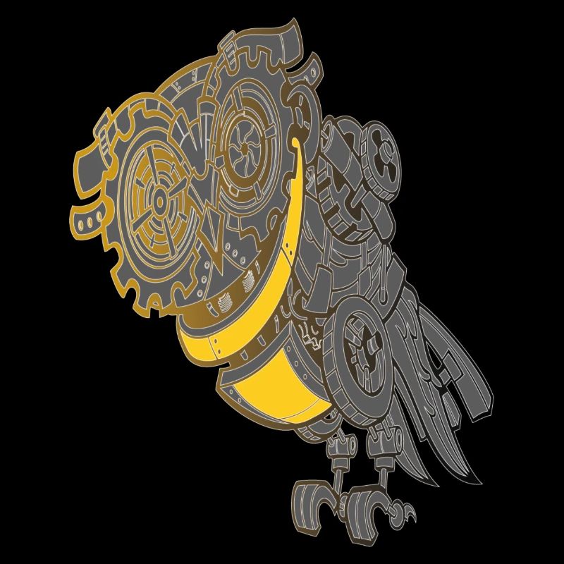 Steampunk Eule