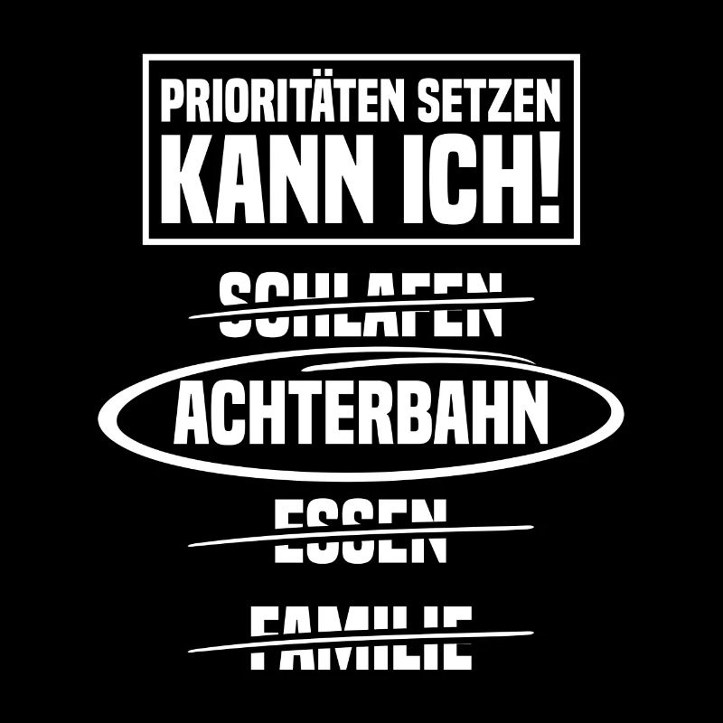 Prioritäten Freizeitpark Rollercoaster Achterbahn