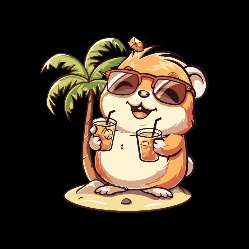 Vacances d’été pour hamster
