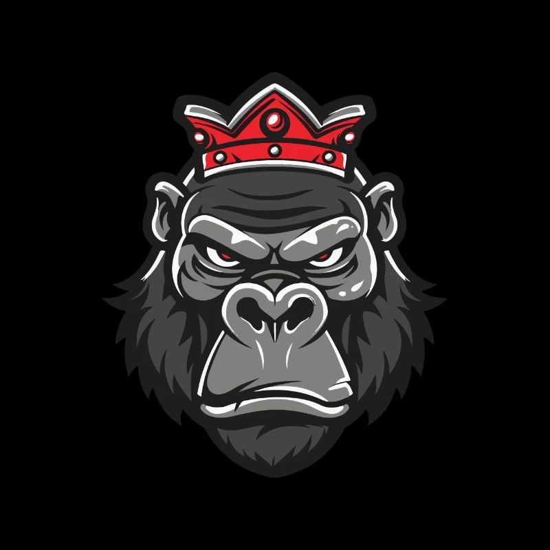 Gorilla Head Crown