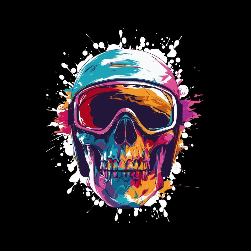 Ski Skull Ski Goggles