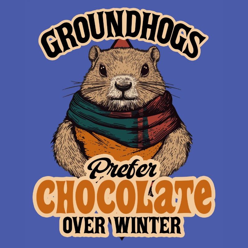 Groundhogs Prefer Chocolate Over Winter Tee