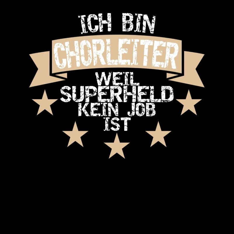 Chorleiter Superheld Spruch Design Dirigieren Chor