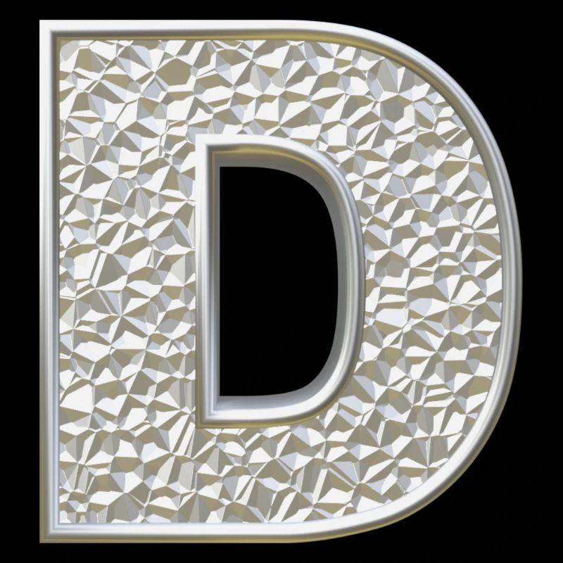 D, letter, letter D, initial, initial D, monogram,