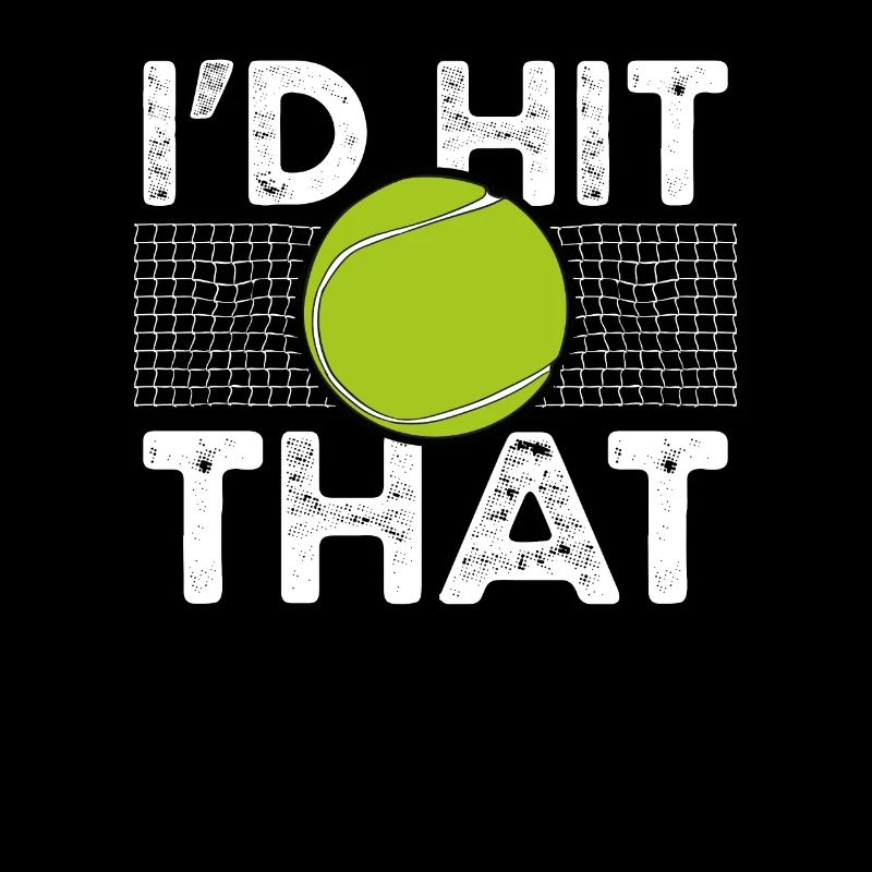 J’avais frappé la balle de tennis