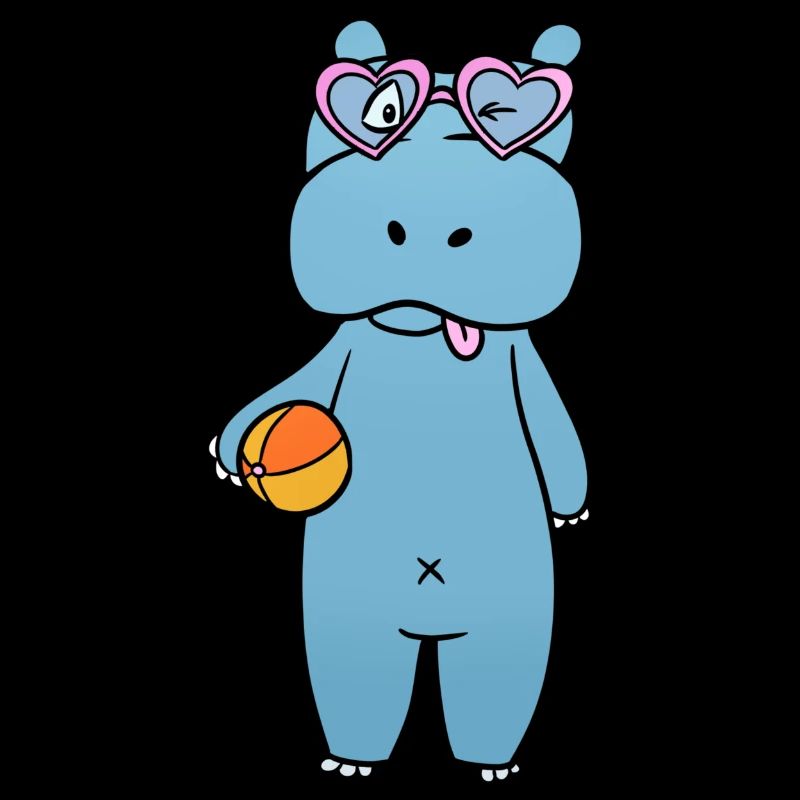 Nilpferd Sonnenbrille