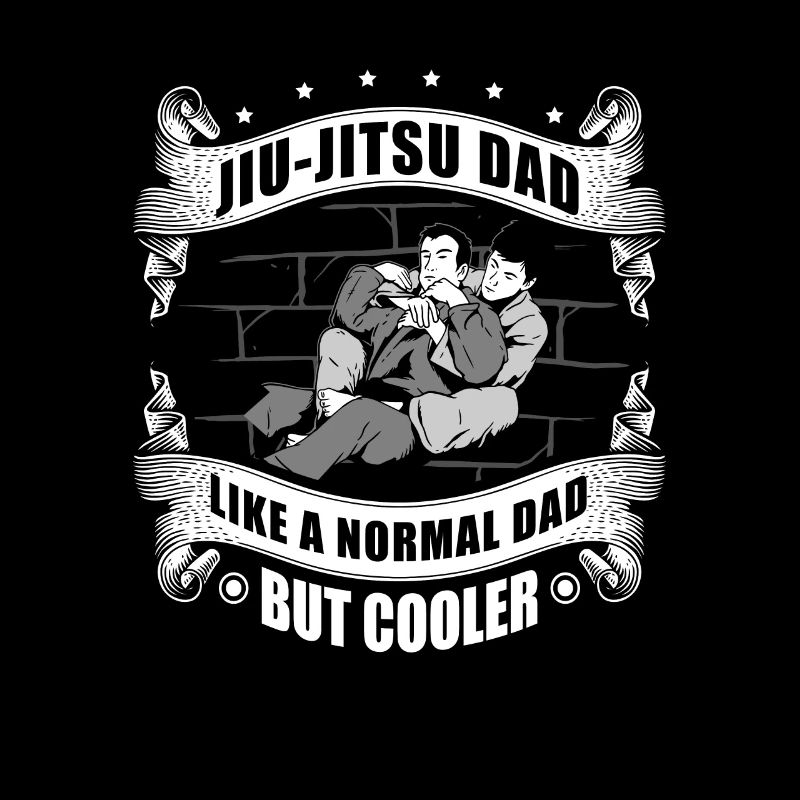 Jiu Jitsu Papa Comme Un Papa Normal Mais Plus Cool Jiu