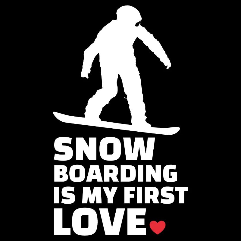 J’adore le snowboard élégant