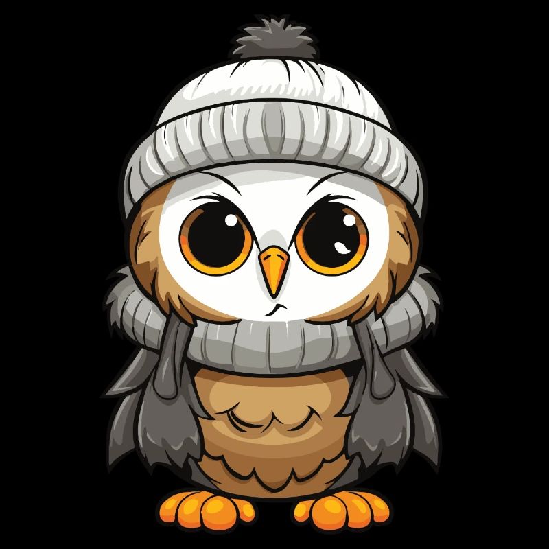 Owl Comic Winter Cozy
