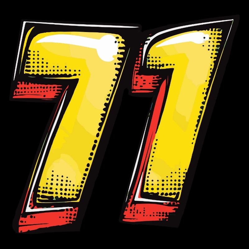 71 Zahl Comic