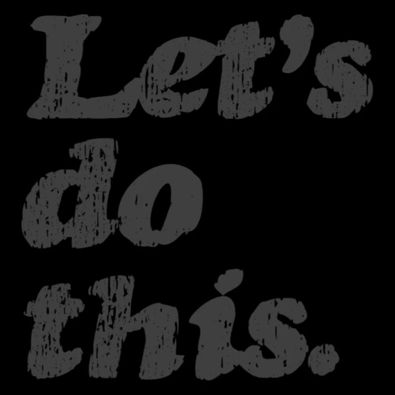 Let's do this.