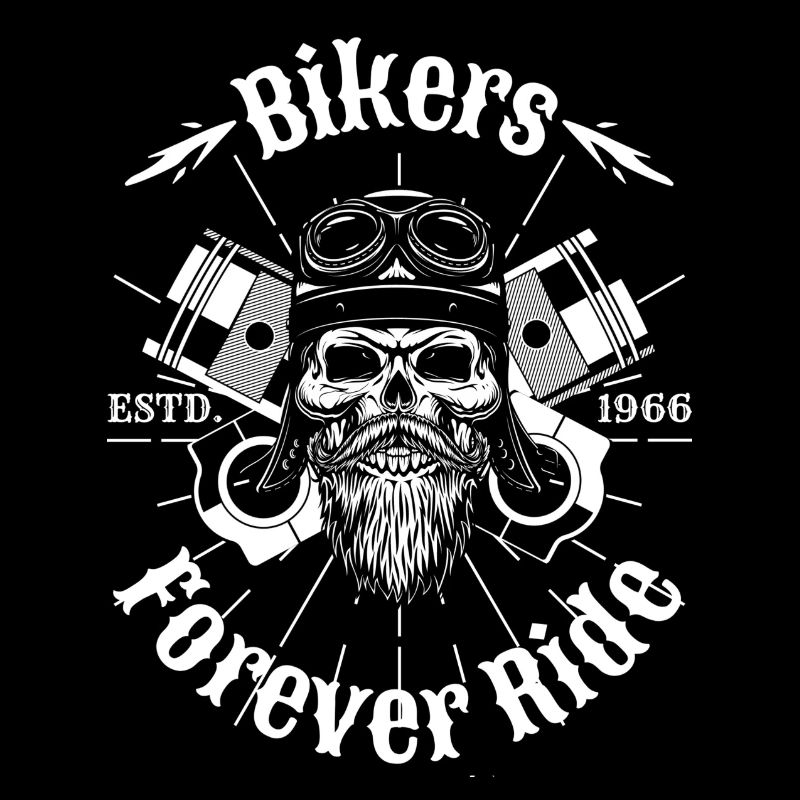 Ich bin ein Motorradfahrer.
