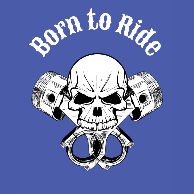 Ich bin ein Motorradfahrer.