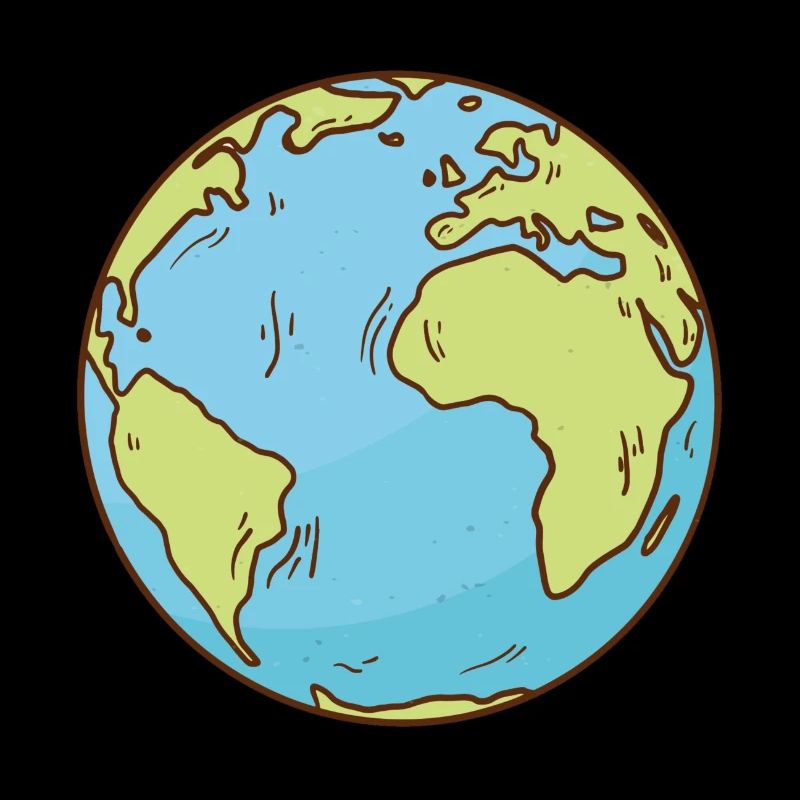 Carte du monde globe terrestre globe terrestre symbole continents