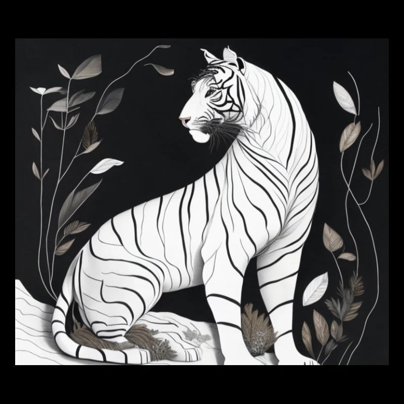 weißer Tiger