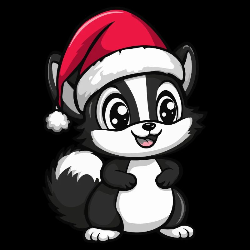 Skunk Noël mignon