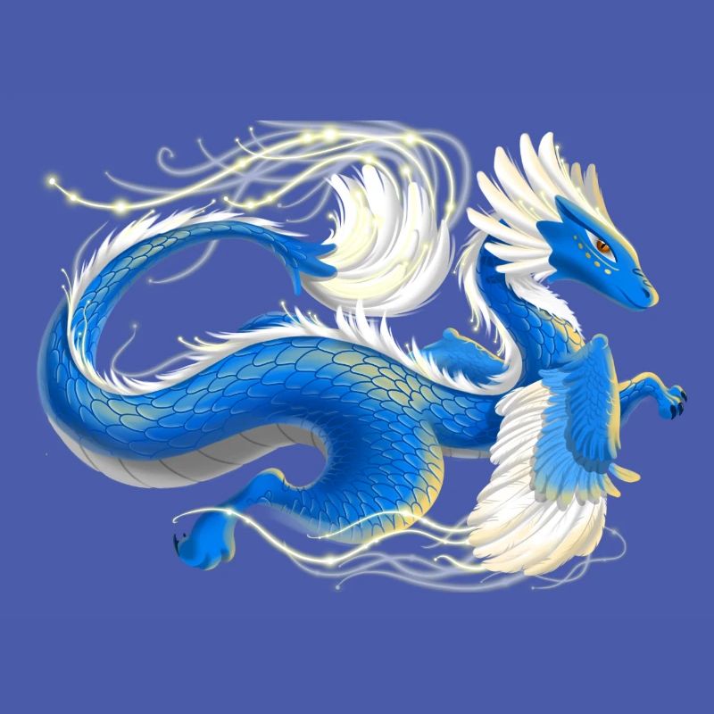 Magischer coole Luft Drache - Drachen der Elemente