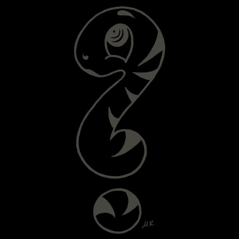 Point d’interrogation serpent