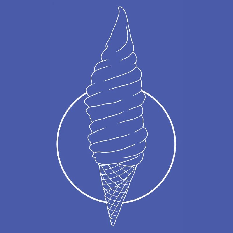 Crème glacée crème glacée molle idée de cadeau de vacances d'été