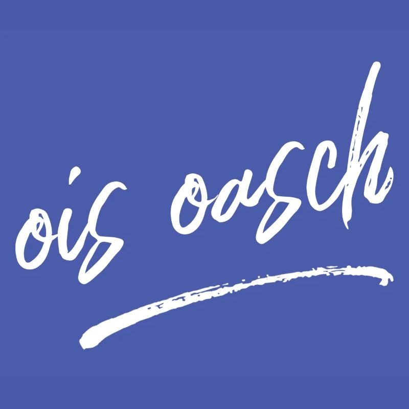 Handschrift Everything stupid Viennese dialect dialect