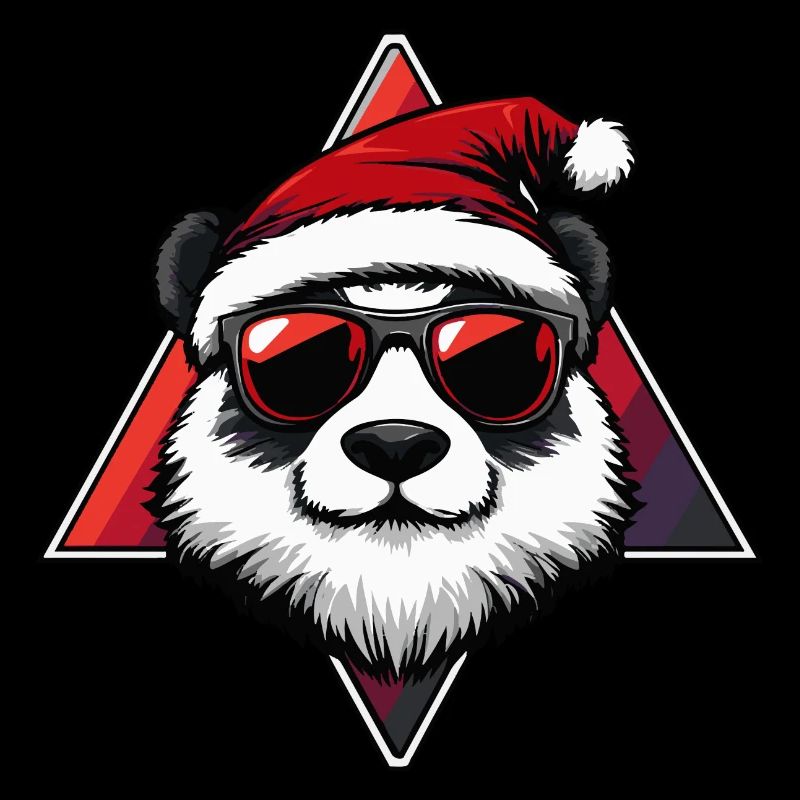Panda Christmas Cool