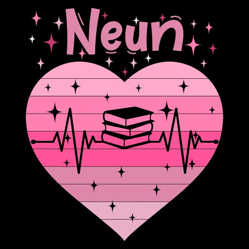 9. Geburtstag Lesen Bücher Buch Mädchen Tochter