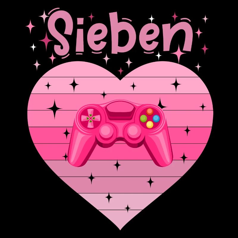 Mädchen Tochter 7. Geburstag Gaming Controller