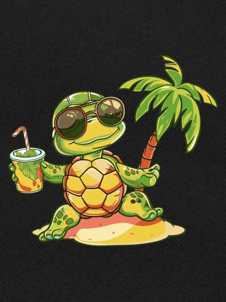 Turtle Summer Beach Comic